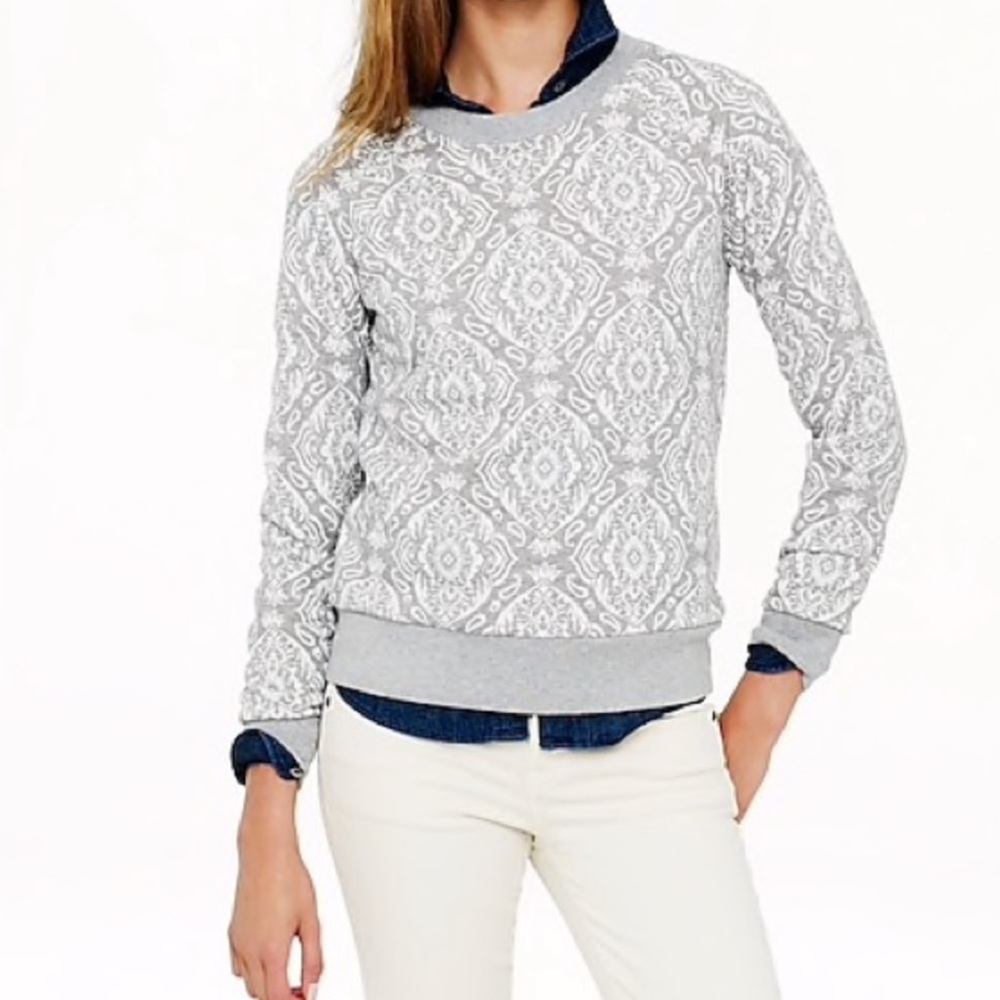 J.Crew medallion graphic sweatshirt shirt top